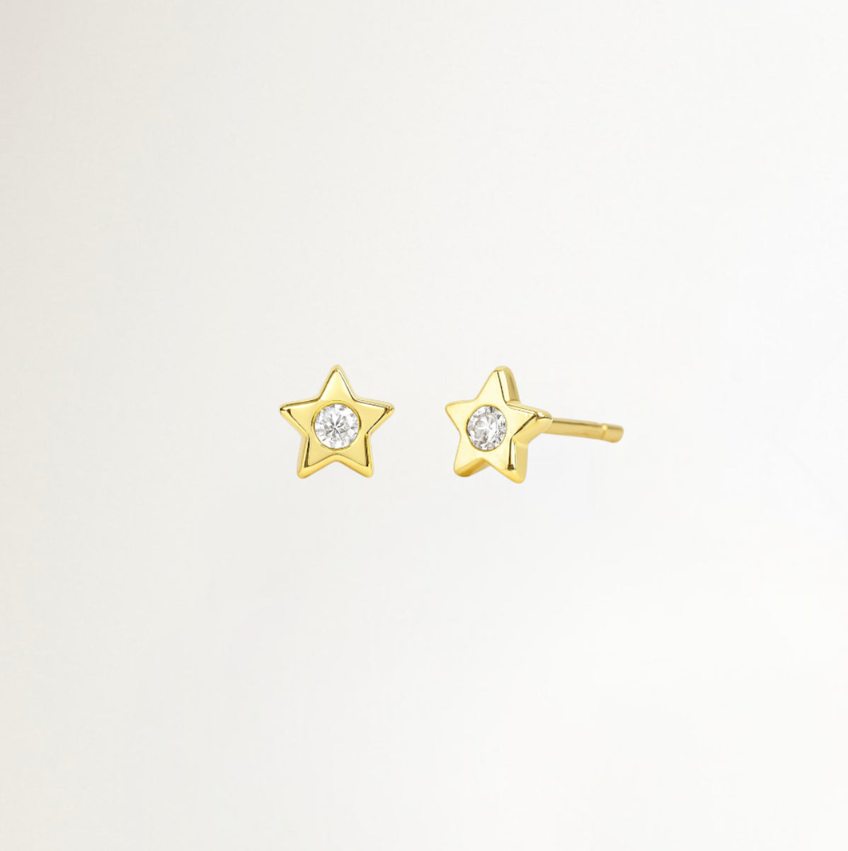 ESTRELLA MINIMALISTA BAÑADOS EN ORO