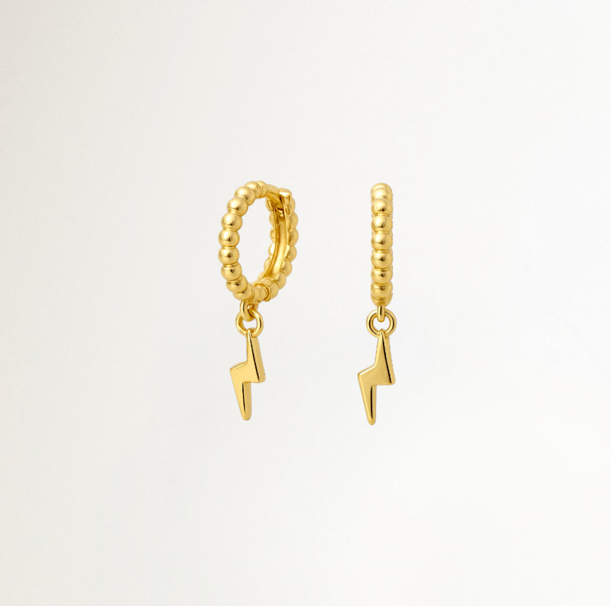 ARGOLLAS RAYO BAÑADAS EN ORO