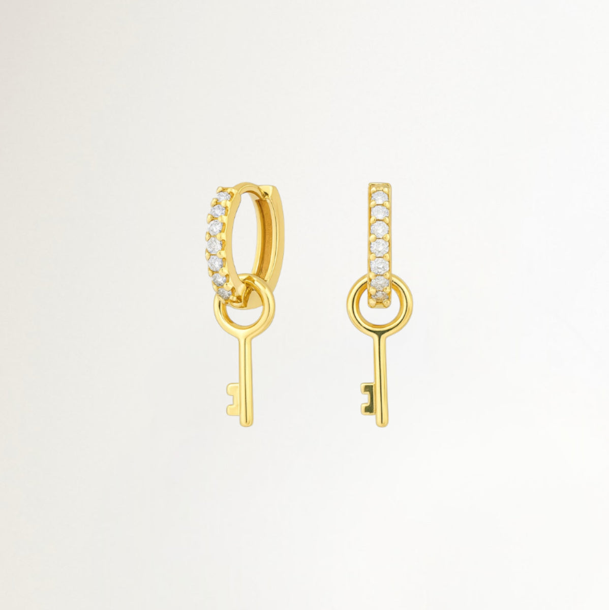 ARGOLLAS LLAVE BAÑADAS EN ORO