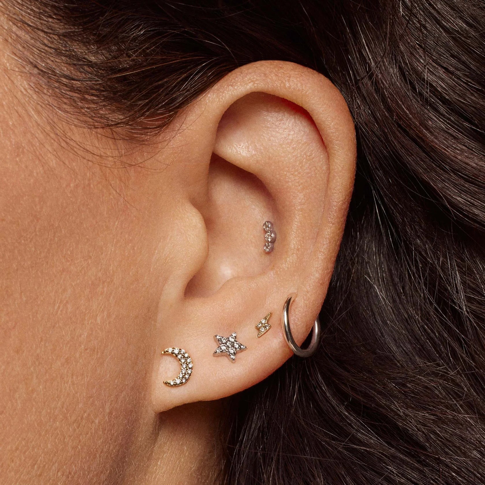 AROS CIRCONIA BAÑADOS EN ORO