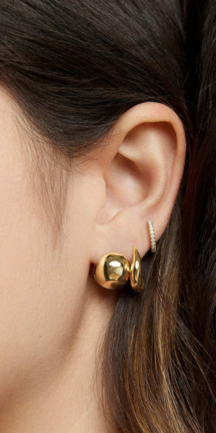 ARGOLLAS BUBBA BAÑADAS EN ORO