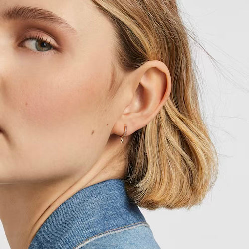 ARGOLLAS ESTRELLA BAÑADAS EN ORO