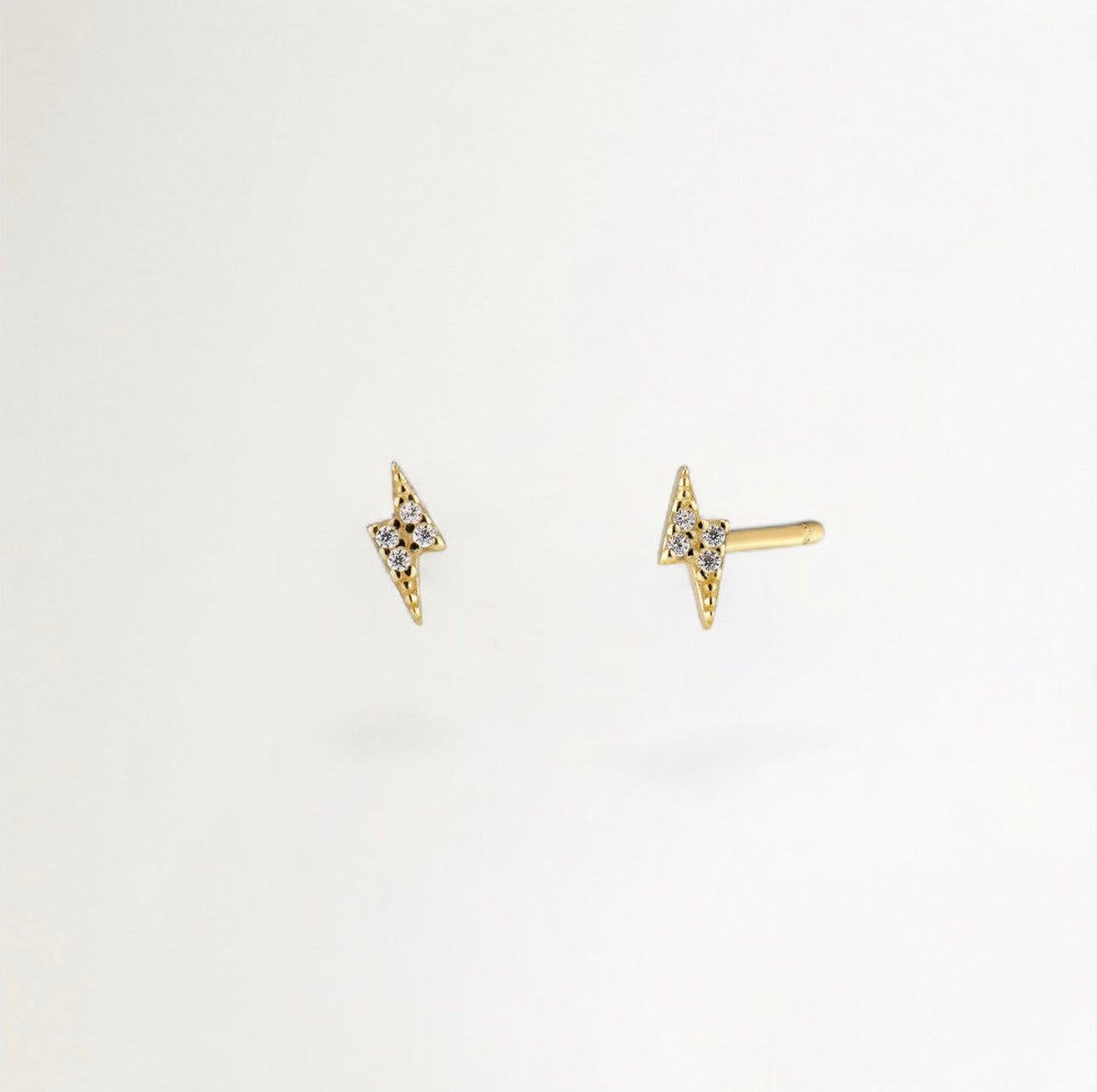 AROS CIRCON RAYO BAÑADOS EN ORO