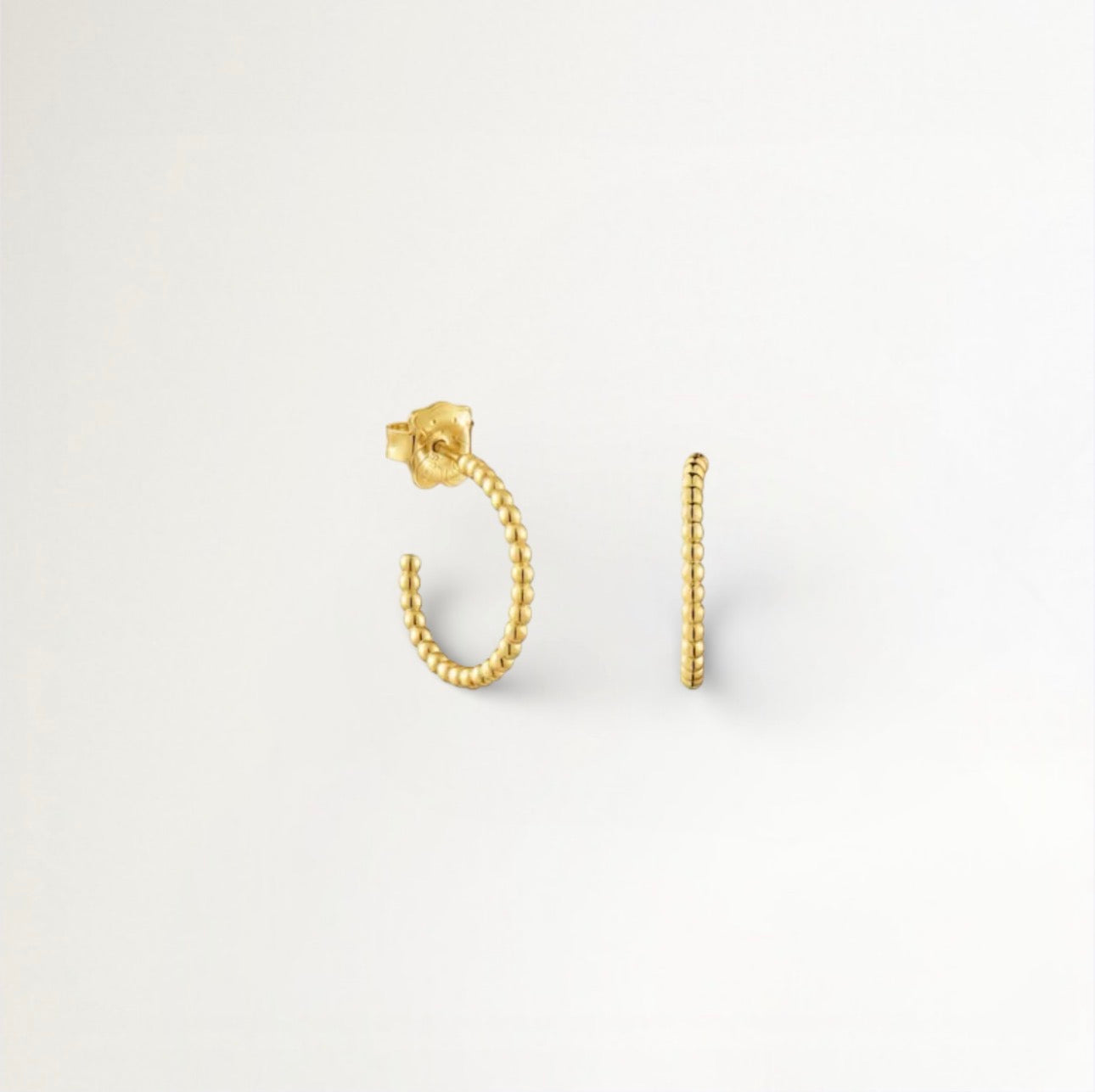 ARGOLLAS CADENA BAÑADAS EN ORO