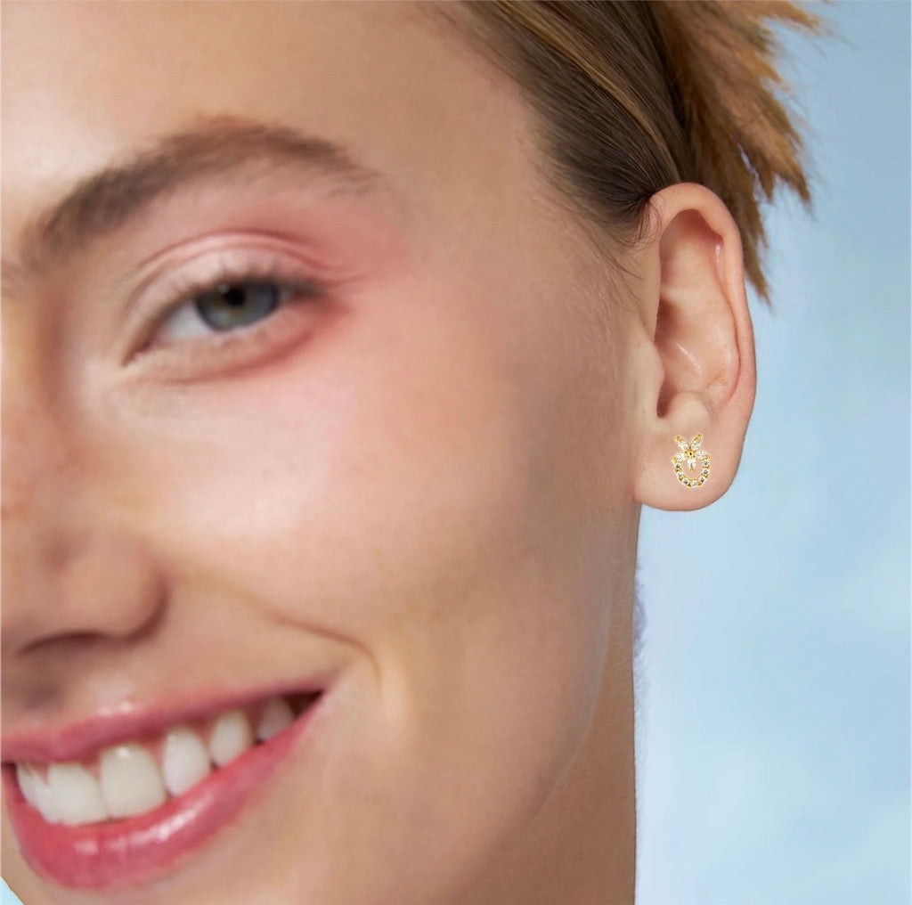 PIERCINGS MARIPOSA BAÑADO EN ORO (1 UNIDAD)