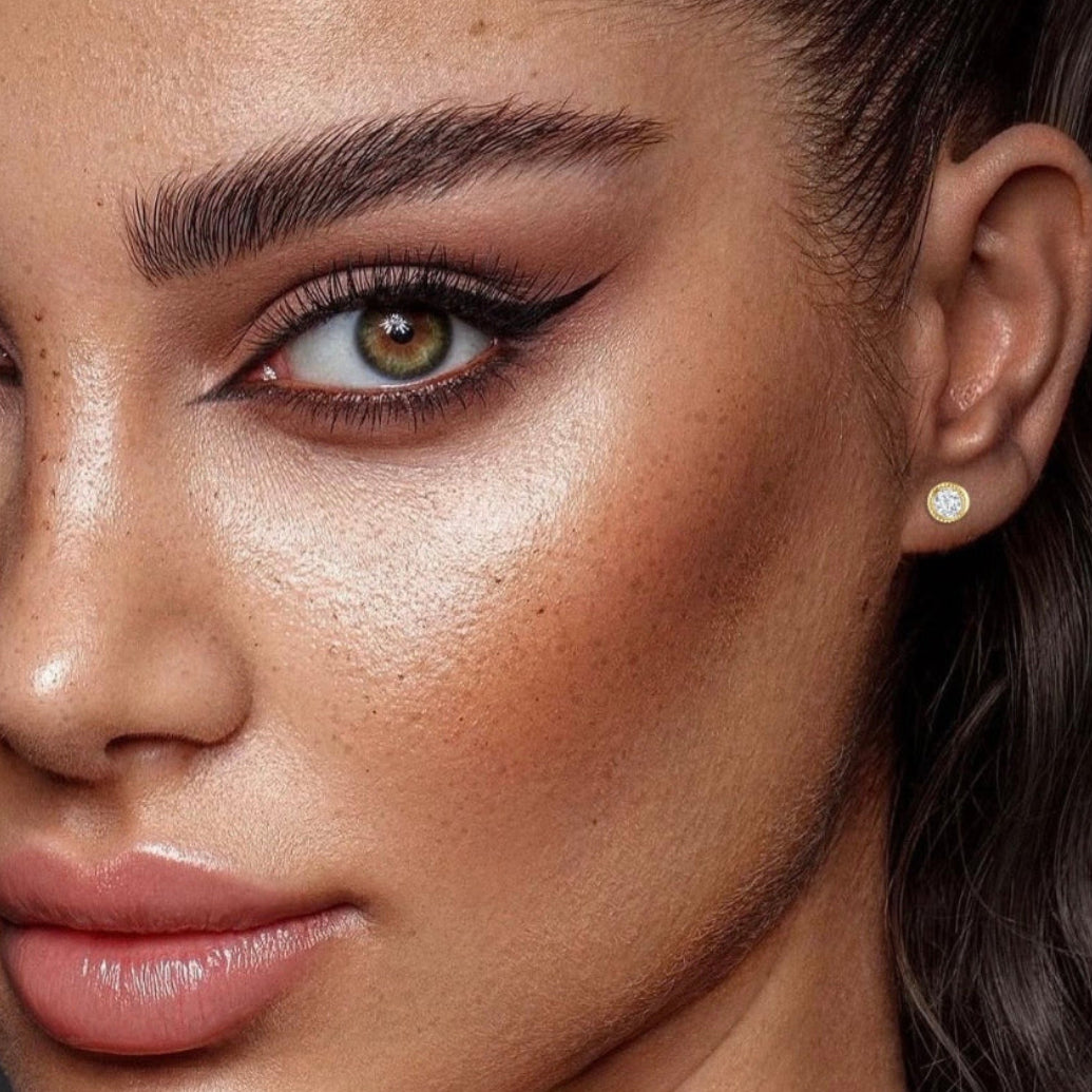 AROS CIRCONIA PUNTO DE LUZ BAÑADAS EN ORO