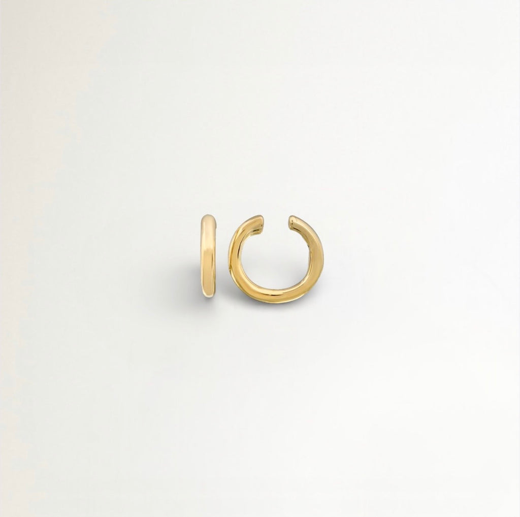 EARCUFFS DELGADO LISOS BAÑADOS EN ORO