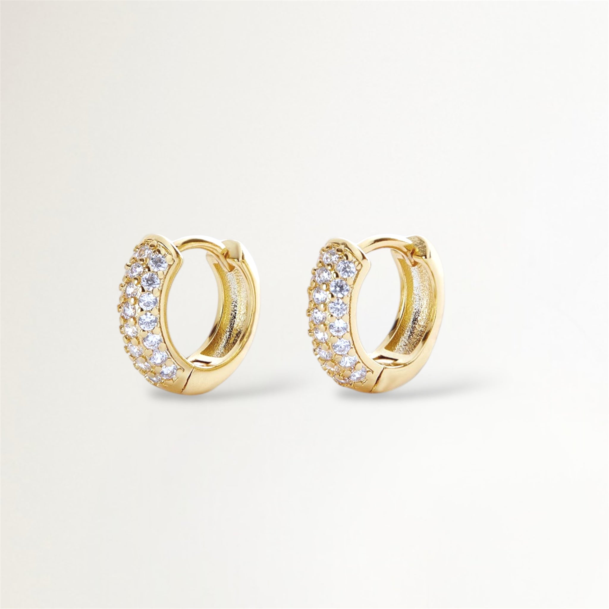 ARGOLLAS CIRCON BAÑADAS EN ORO