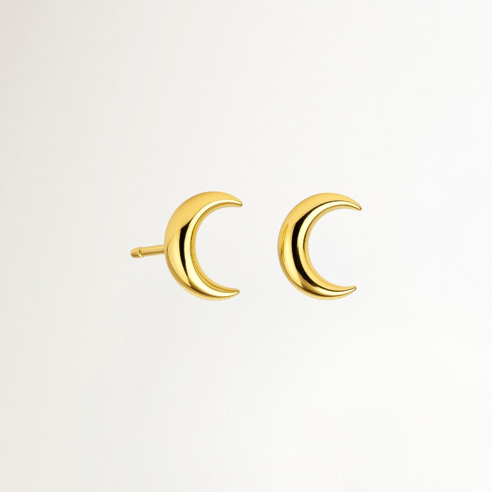 AROS LUNA DORADOS BAÑADOS EN ORO