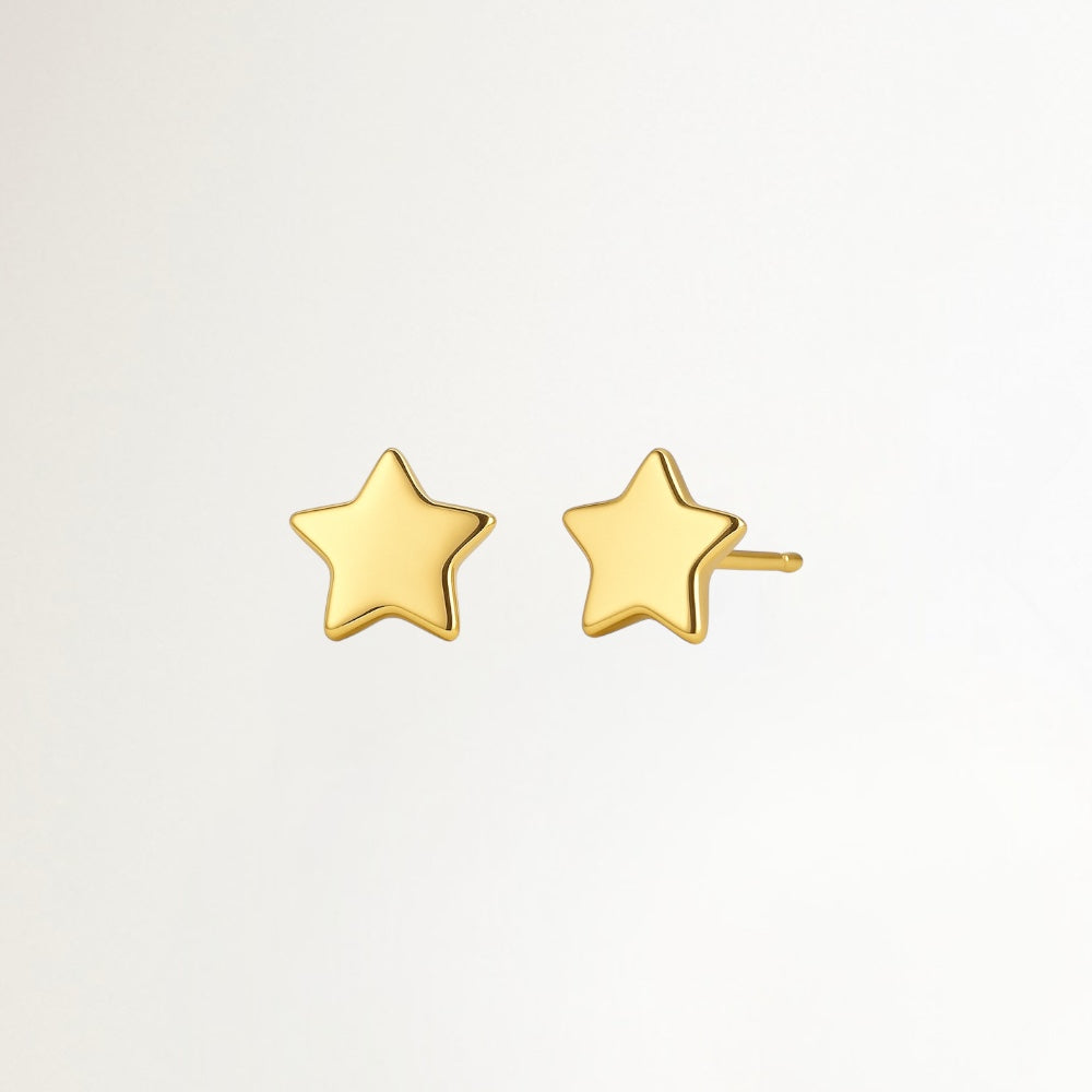 AROS ESTRELLA BAÑADOS EN ORO