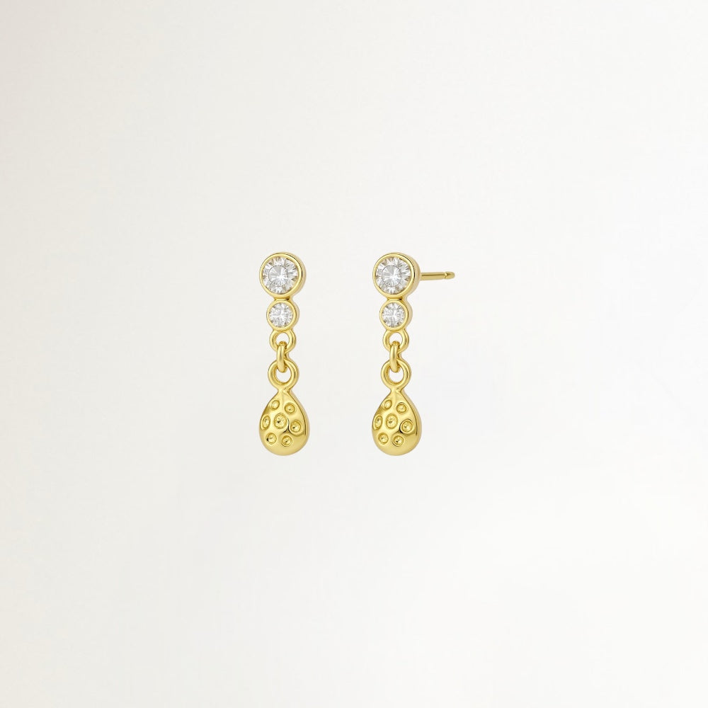 AROS COLGANTES PUNTO CIRCON BAÑADOS EN ORO