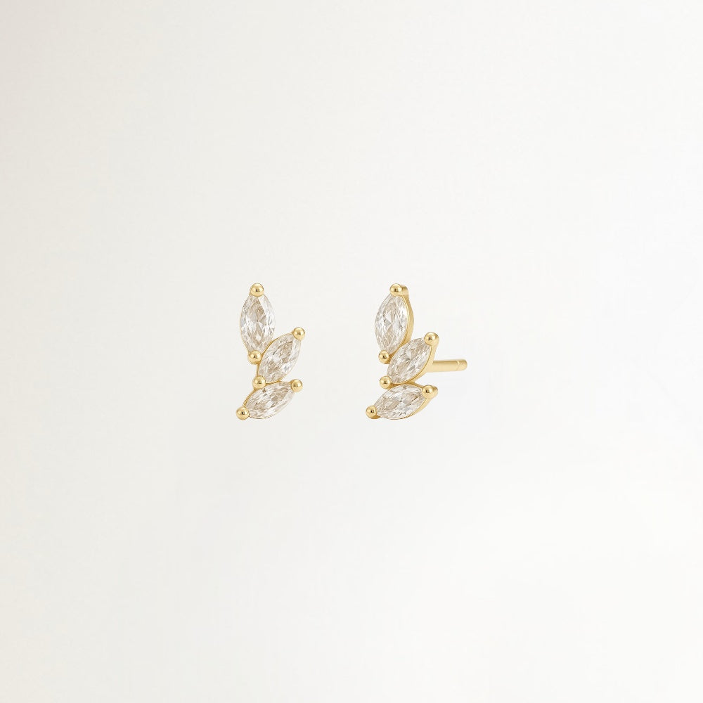 AROS TRIO DE ESFERAS BAÑADOS EN ORO