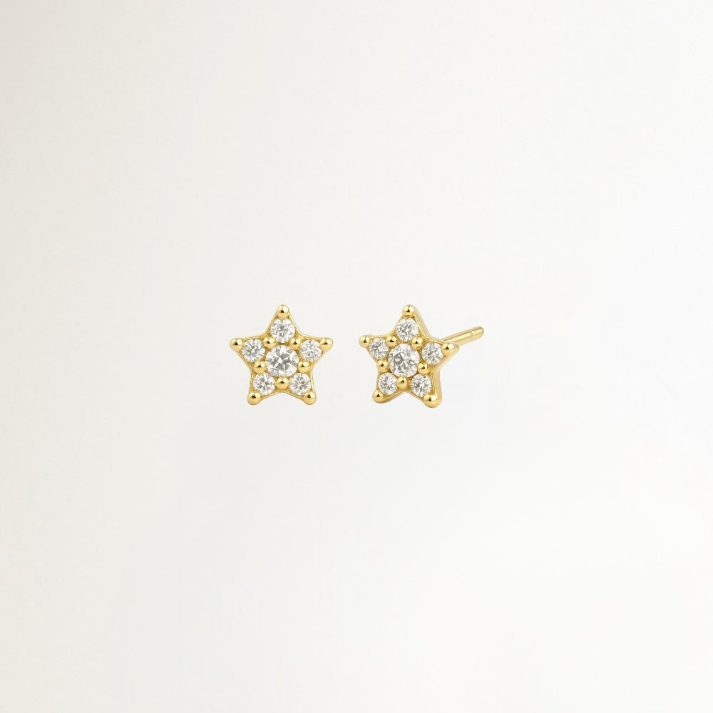 AROS ESTRELLA BAÑADOS EN ORO