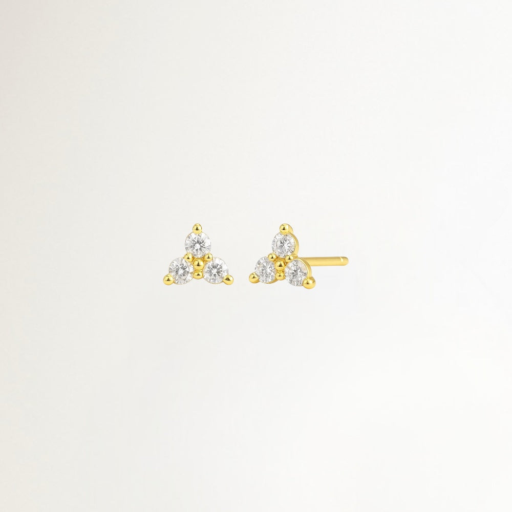 AROS TRIO BAÑADOS EN ORO