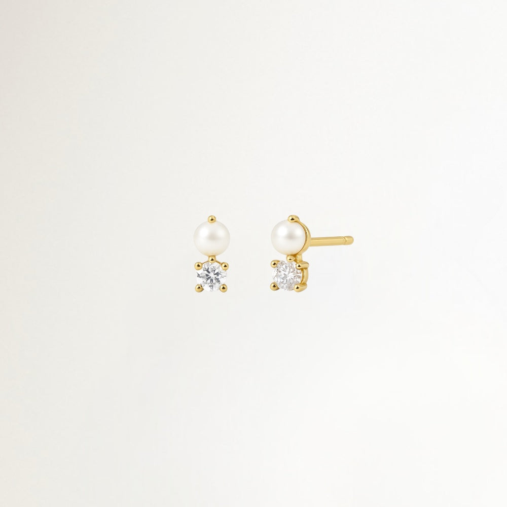 AROS PUNTO PERLA BAÑADOS EN ORO