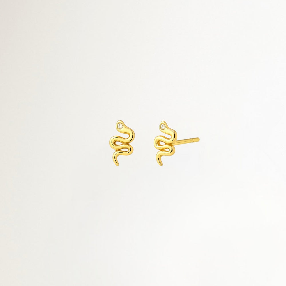 AROS SERPIENTE BAÑADOS EN ORO