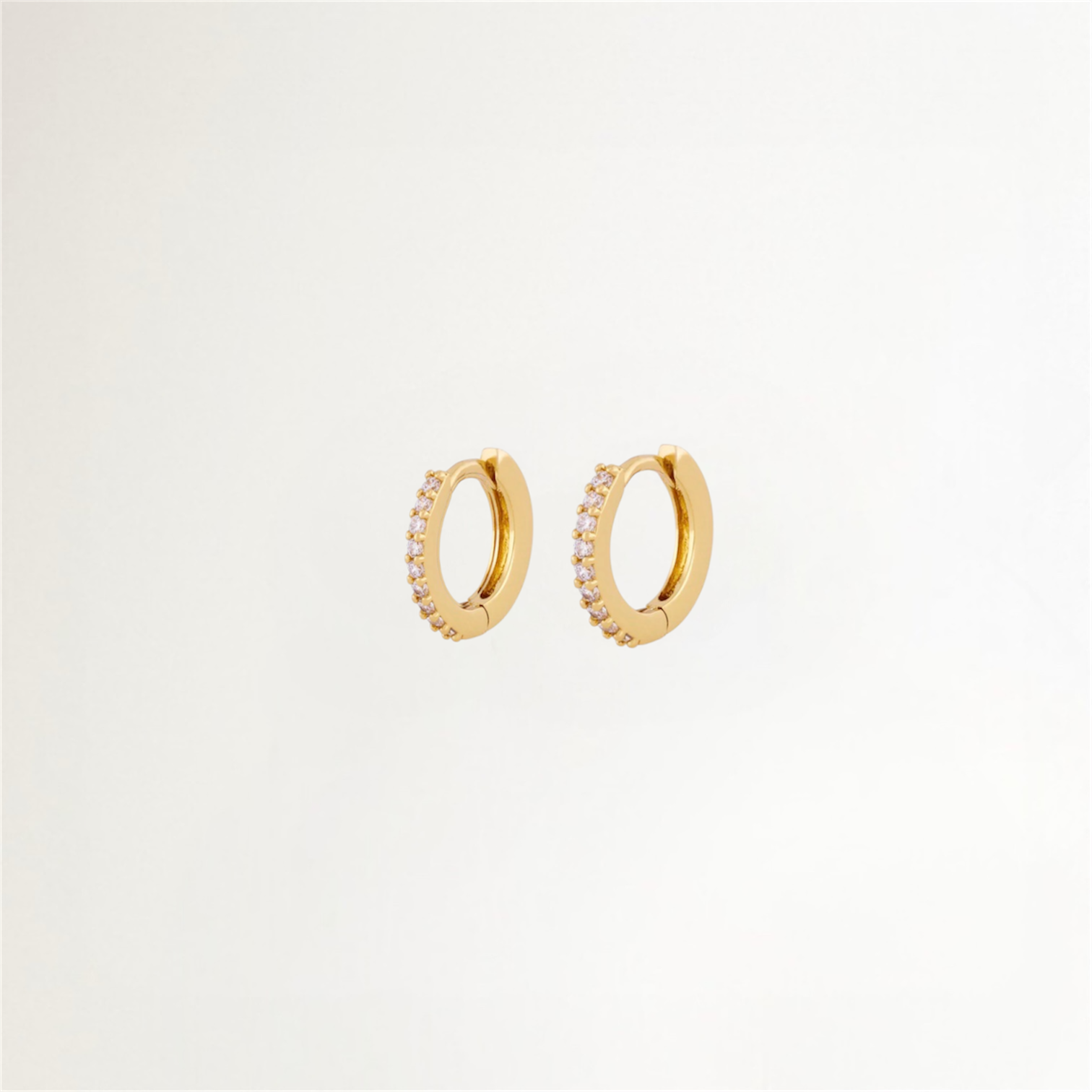 ARGOLLAS SHINE BAÑADAS EN ORO 11MM