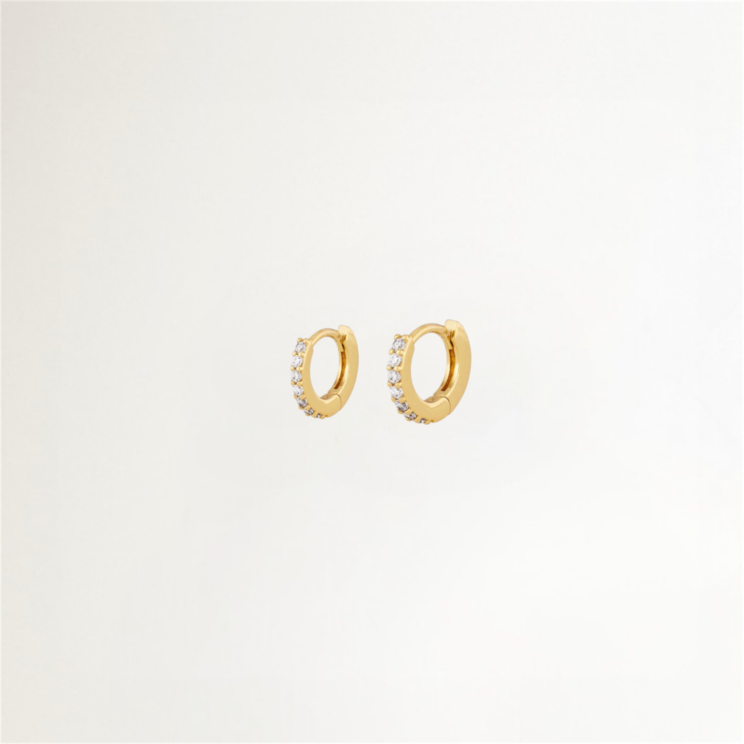 ARGOLLAS SHINE BAÑADAS EN ORO 8MM