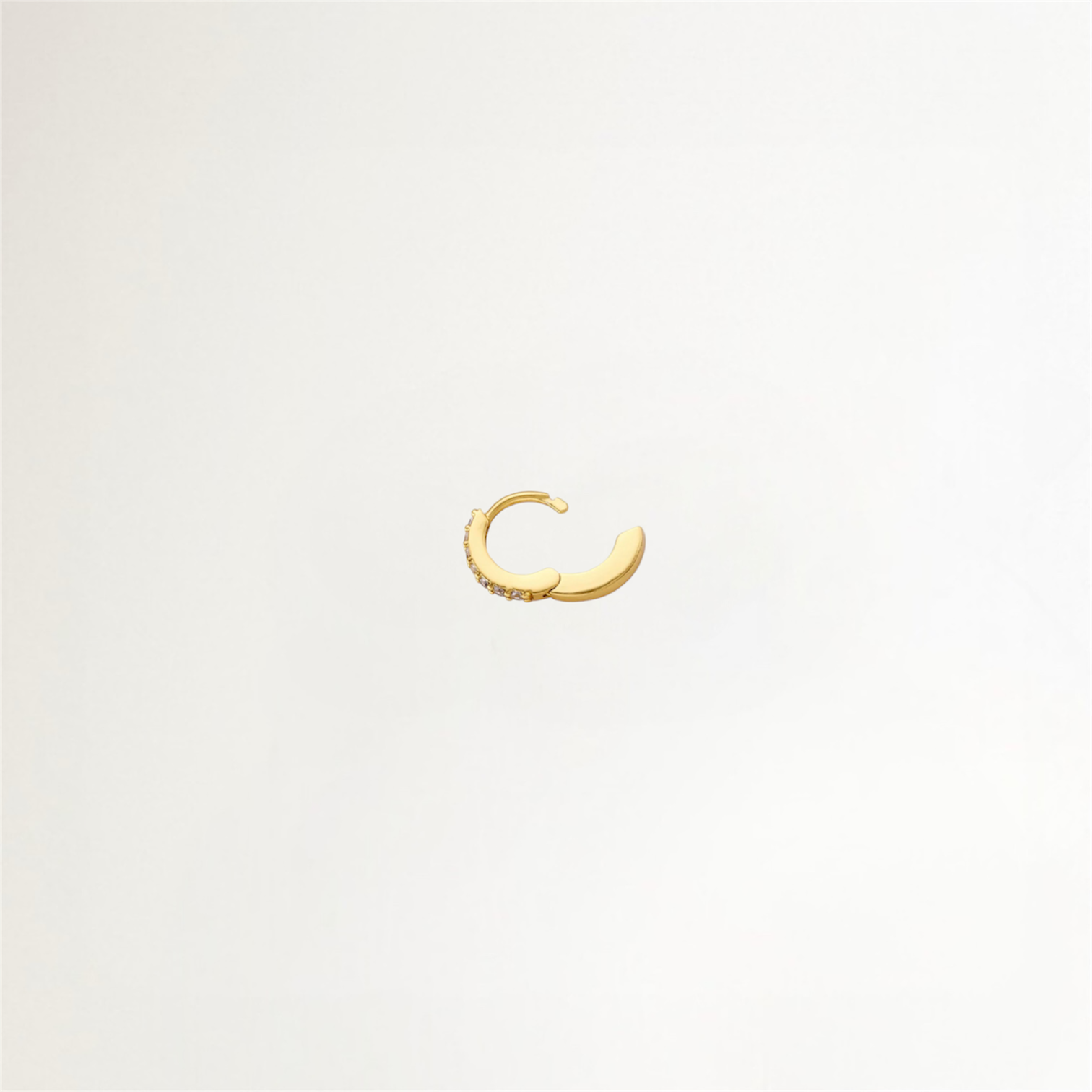 ARGOLLAS SHINE BAÑADAS EN ORO 8MM