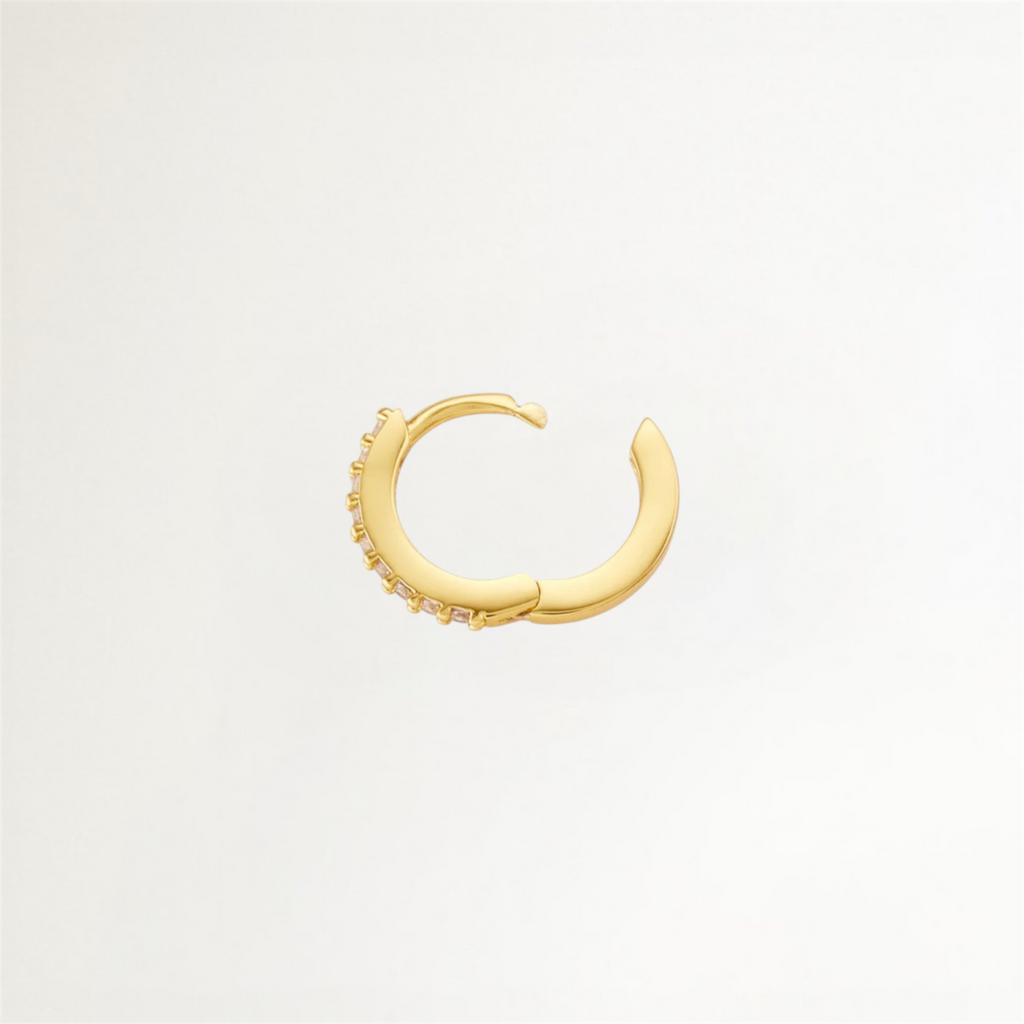 ARGOLLAS SHINE BAÑADAS EN ORO 13MM